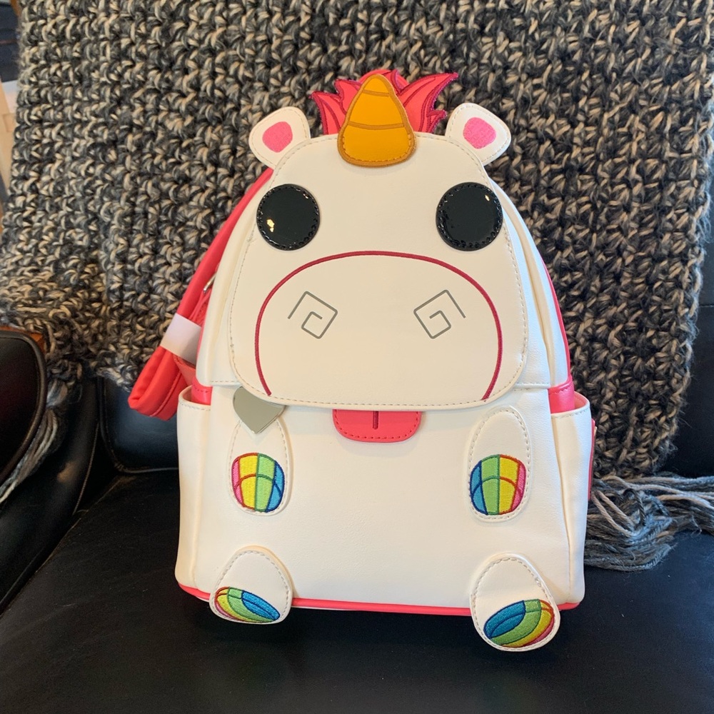 Funko loungefly despicable me it’s so fluffy backpack